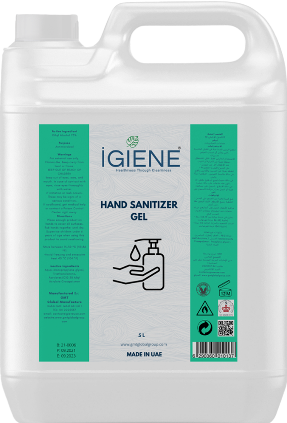 Hand Sanitizer Gel 5L